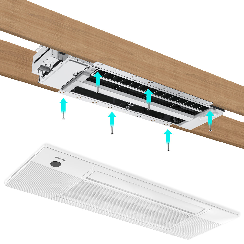 MRCOOL® DIY® Series 5th gen Outtasight® 18K BTU 230V One-Way Ceiling Cassette